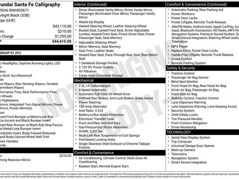 Certified 2022 Hyundai Santa Fe Calligraphy AWD/4WD image 28