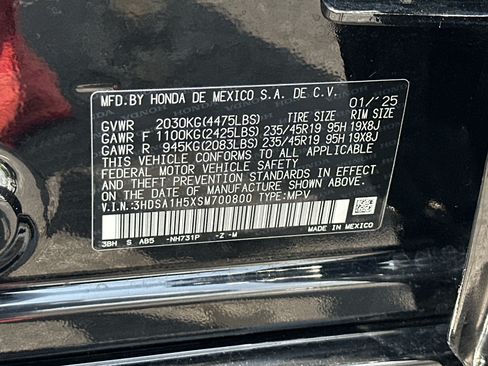 Certified 2025 Acura ADX A-Spec FWD image 38