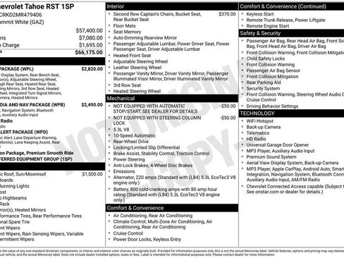 Used 2021 Chevrolet Tahoe RST w/ Luxury Package RWD image 2