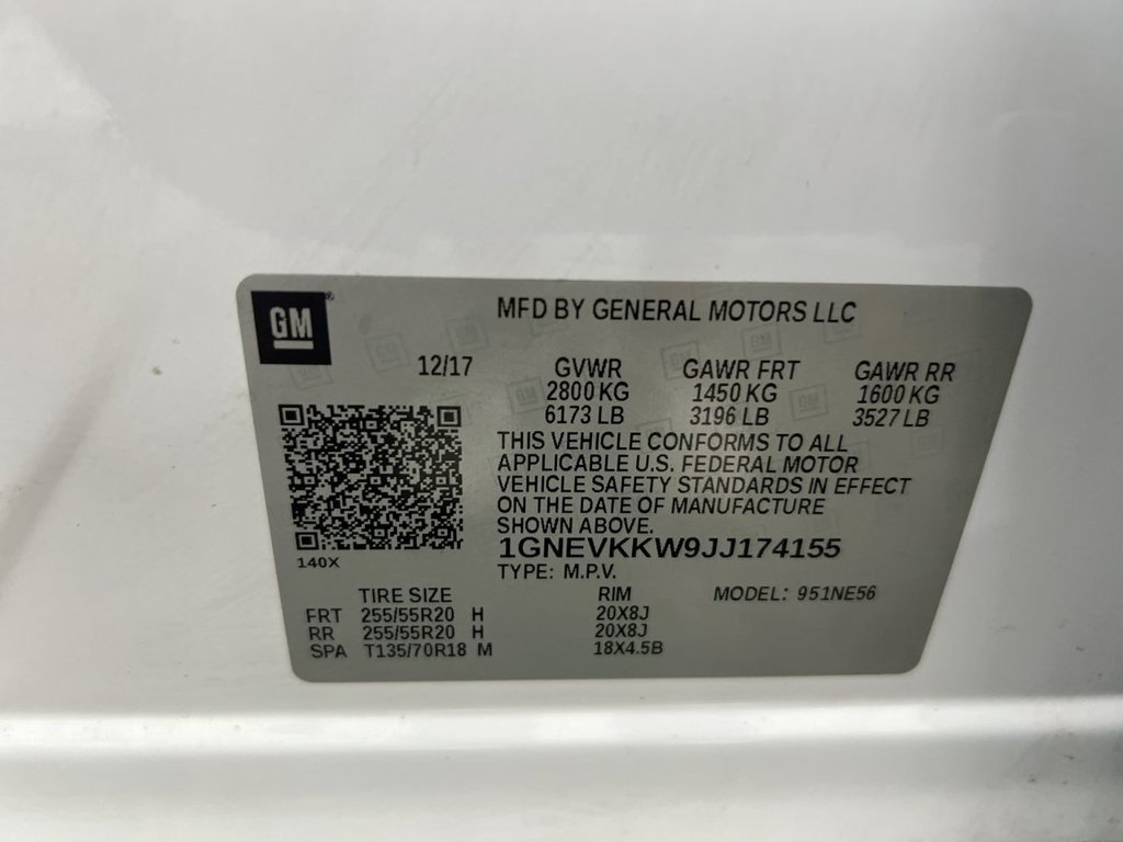 Used 2018 Chevrolet Traverse High Country AWD/4WD image 29
