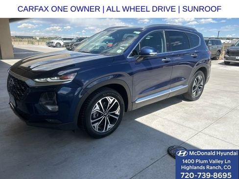 Used 2019 Hyundai Santa Fe Limited AWD/4WD image 1