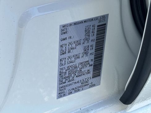 New 2026 Nissan Frontier SV w/ All-Weather Content Package image 20