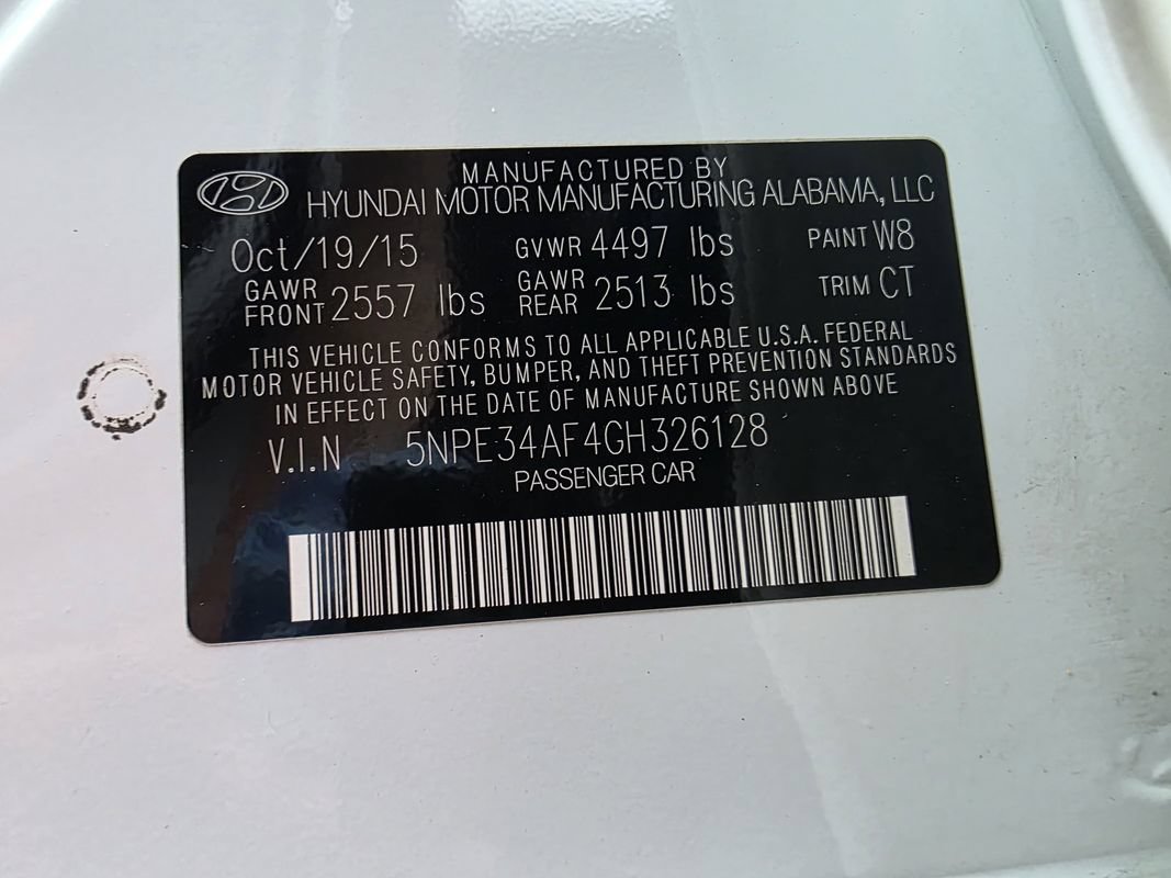 Used 2016 Hyundai Sonata Sport w/ Option Group 03 FWD image 38