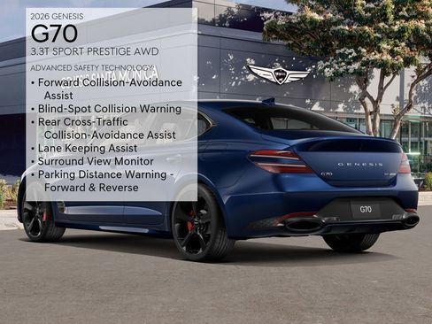 New 2026 Genesis G70 3.3T Sport Prestige AWD/4WD image 11