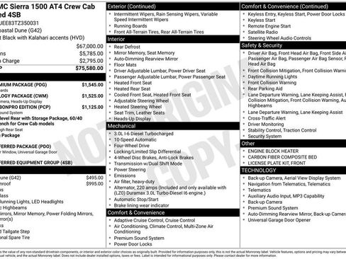 New 2026 GMC Sierra 1500 AT4 w/ AT4 Premium Package AWD/4WD image 5