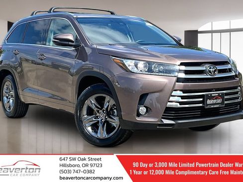 Used 2018 Toyota Highlander Limited Platinum AWD/4WD image 1