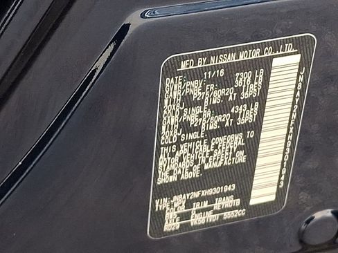 Used 2017 Nissan Armada Platinum w/ Captain Seat Package image 31