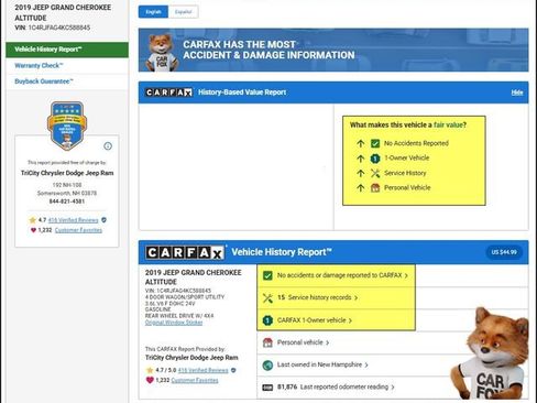 Used 2019 Jeep Grand Cherokee Altitude image 13