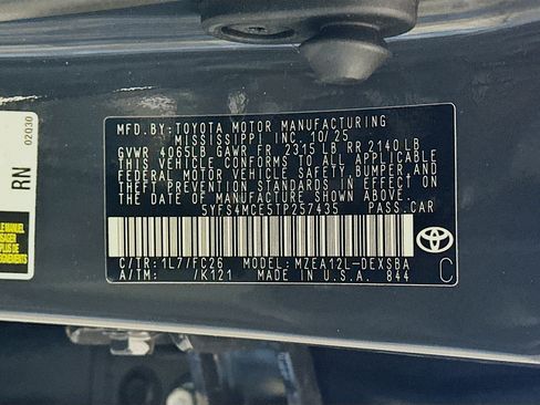 Used 2026 Toyota Corolla SE image 12