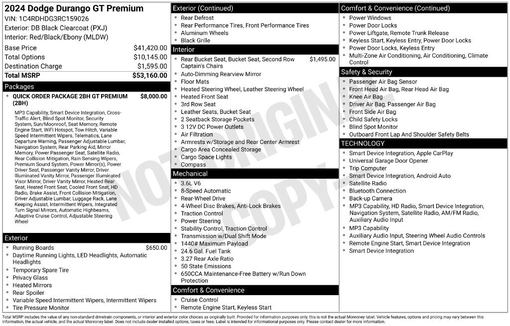 Used 2024 Dodge Durango GT RWD image 20