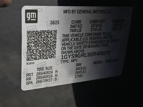 New 2025 Cadillac Escalade Sport Platinum w/ LPO, ONYX Package image 31