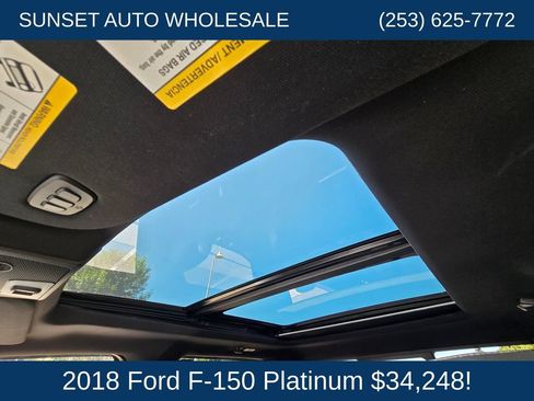 Used 2018 Ford F150 Platinum w/ Max Trailer Tow Package AWD/4WD image 37