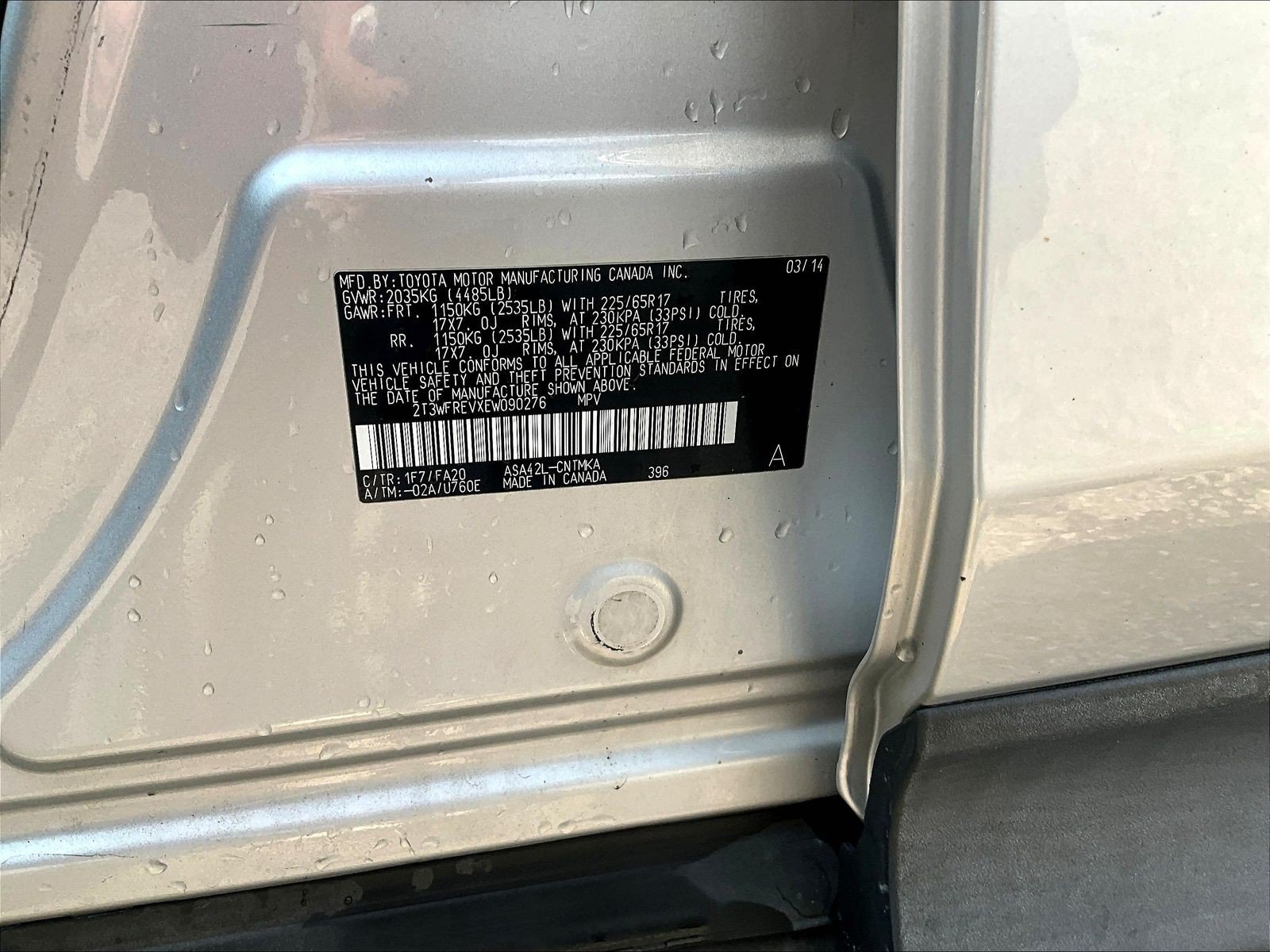 Used 2014 Toyota RAV4 XLE FWD image 18