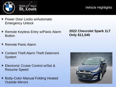 Used 2022 Chevrolet Spark LT image 16
