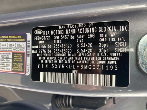 Used 2021 Kia Sorento SX Prestige AWD/4WD image 29