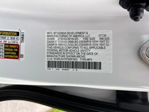 New 2026 Honda Odyssey Sport-L image 32
