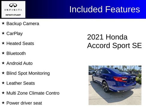 Used 2021 Honda Accord Sport Special Edition image 2