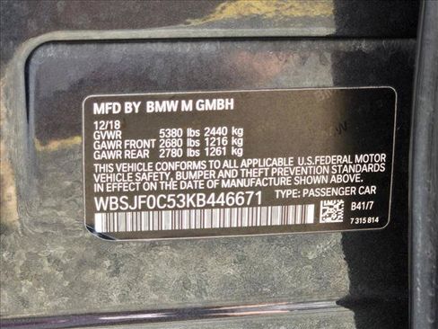 Used 2019 BMW M5 w/ Executive Package AWD/4WD image 25