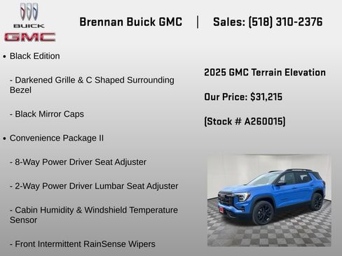 Certified 2025 GMC Terrain Elevation w/ Elevation Premium Package AWD/4WD image 12