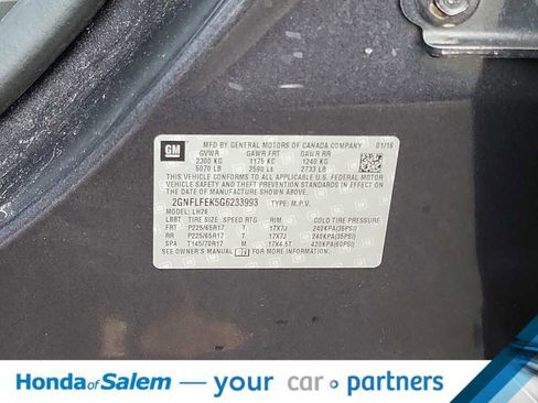 Used 2016 Chevrolet Equinox LT w/ Convenience Package image 20