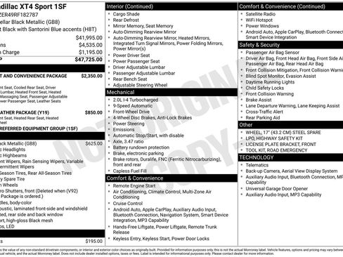 Used 2024 Cadillac XT4 Sport FWD image 10