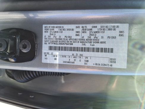 Used 2025 Ford F150 STX w/ Equipment Group 200A AWD/4WD image 39
