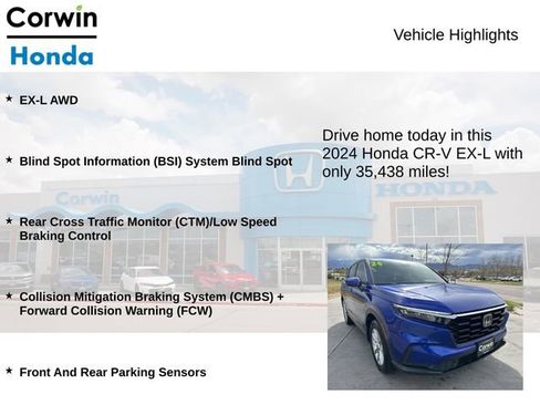 Used 2024 Honda CR-V EX-L image 6