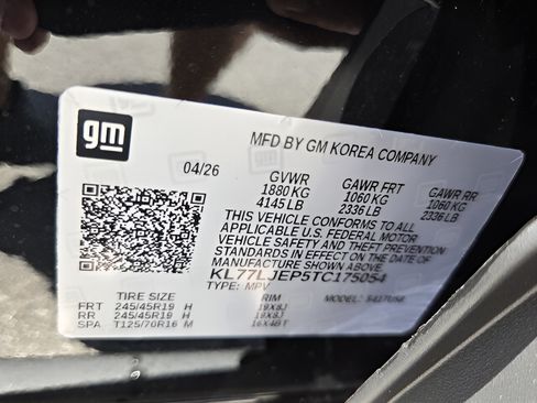 New 2026 Chevrolet Trax RS w/ Sunroof Package FWD image 17