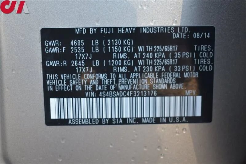 Used 2015 Subaru Outback 2.5i Premium AWD/4WD image 32
