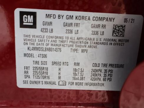 Used 2022 Buick Encore GX Select w/ Sport Touring Package FWD image 30
