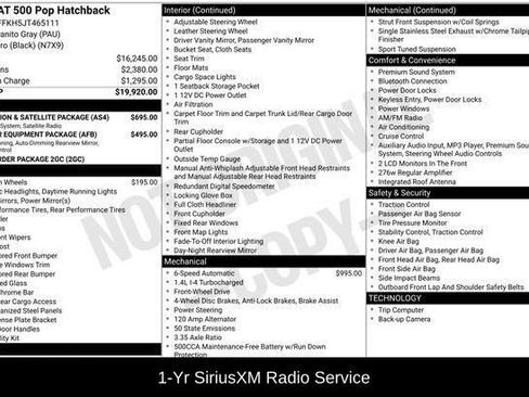 Used 2018 FIAT 500 Pop image 9