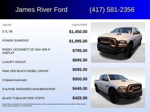 Used 2017 RAM 1500 Rebel w/ Luxury Group AWD/4WD image 5