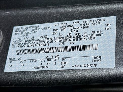 New 2026 Ford Escape Active w/ Active Premium Tech Pack image 17