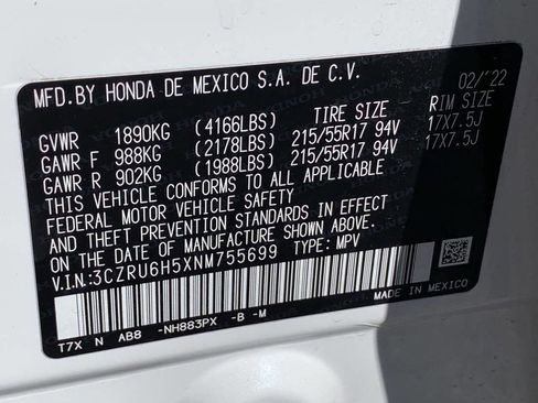 Used 2022 Honda HR-V EX image 46