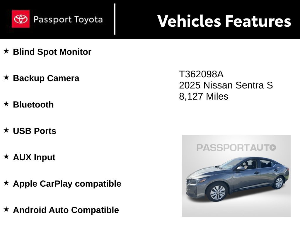 Used 2025 Nissan Sentra S FWD image 5