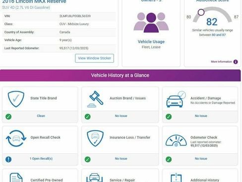 Used 2016 Lincoln MKX Reserve w/ Luxury Package image 16