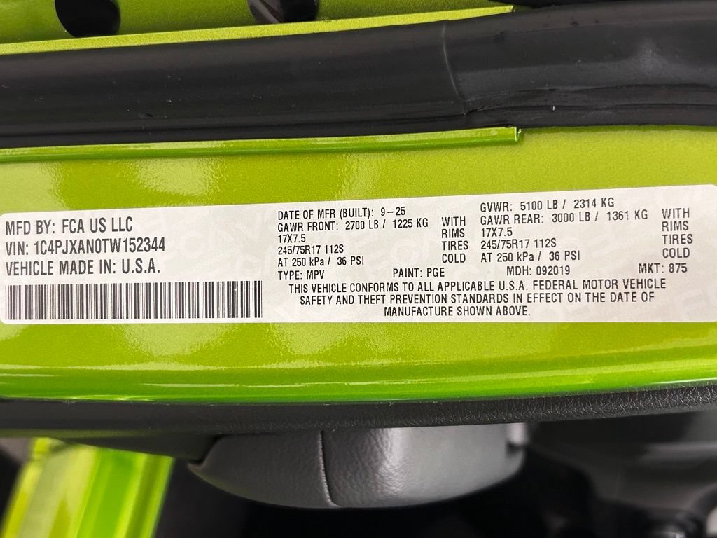 New 2026 Jeep Wrangler Sport AWD/4WD image 20