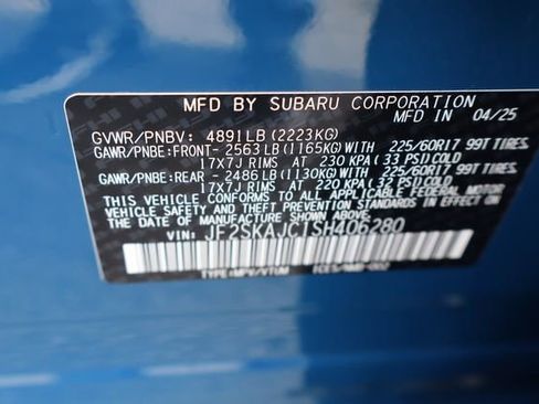 Certified 2025 Subaru Forester Wilderness w/ Wilderness Package image 47