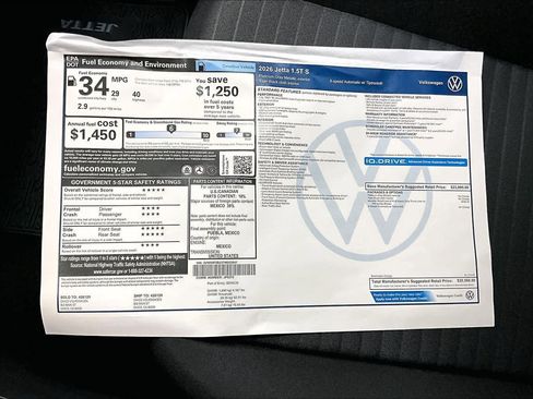 New 2026 Volkswagen Jetta S image 32