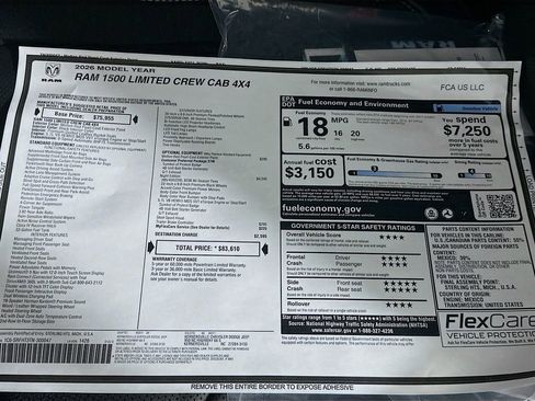 New 2026 RAM 1500 Limited image 21