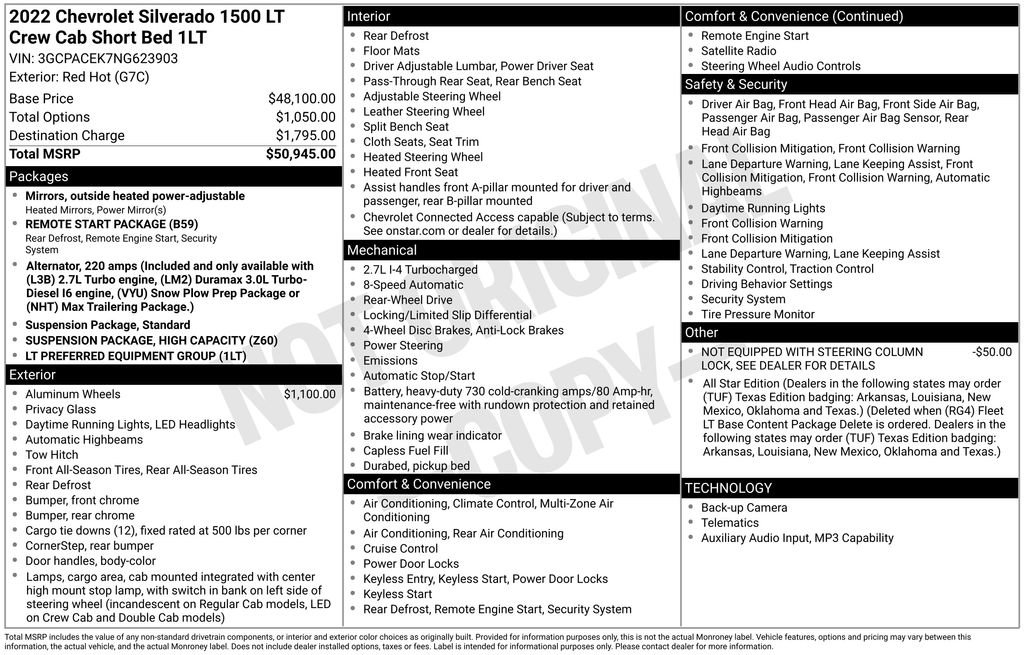Used 2022 Chevrolet Silverado 1500 LT RWD image 6