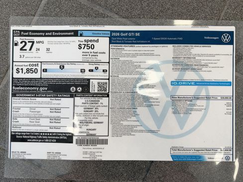 New 2026 Volkswagen Golf SE image 21