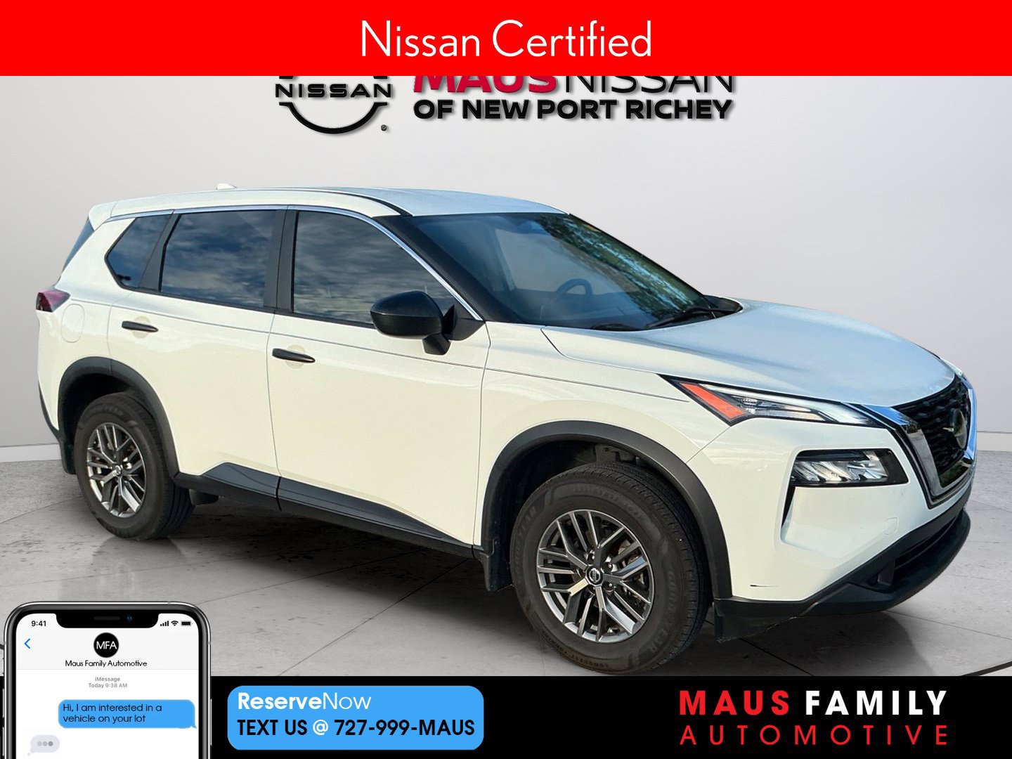 Certified 2021 Nissan Rogue S FWD image 1