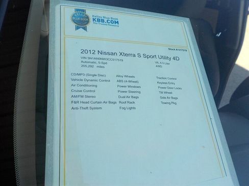 Used 2012 Nissan Xterra S image 17