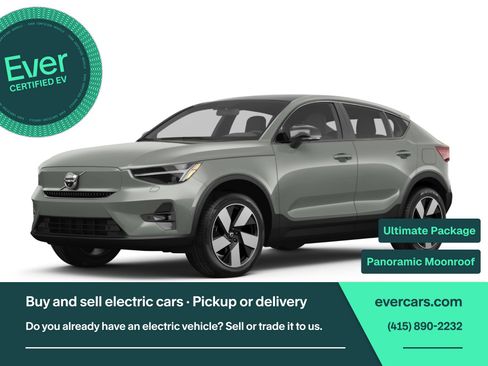 Used 2023 Volvo C40 P8 Recharge Ultimate AWD/4WD image 1