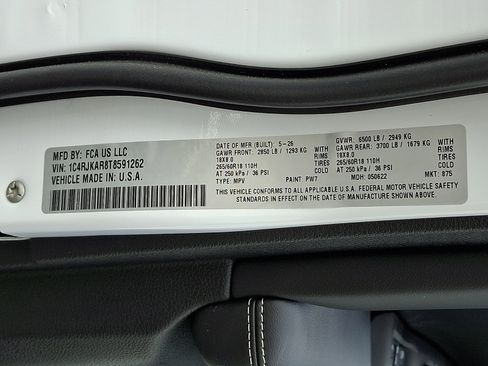 New 2026 Jeep Grand Cherokee L 4WD image 18