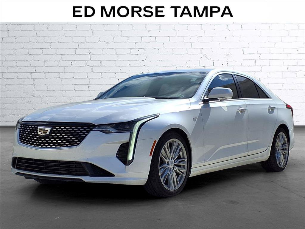 Used 2021 Cadillac CT4 Premium Luxury w/ Climate Package RWD image 1