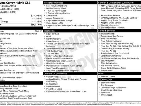 Used 2024 Toyota Camry XSE image 3
