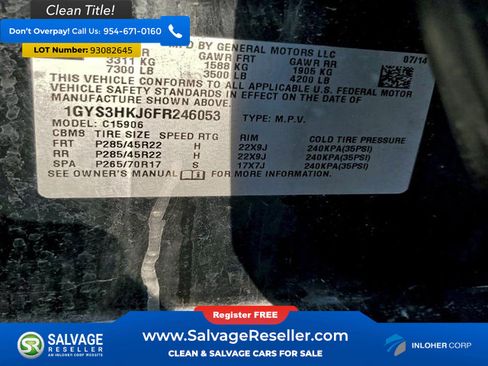 Used 2015 Cadillac Escalade ESV Luxury image 17