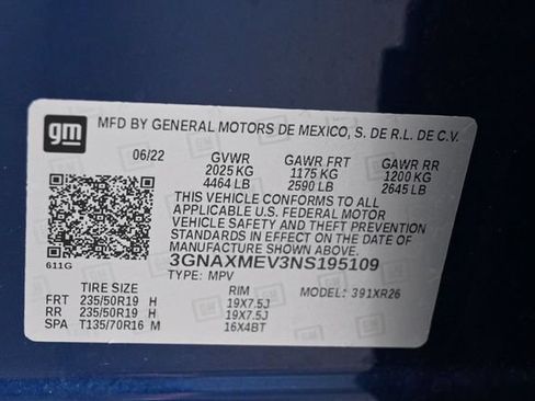 Used 2022 Chevrolet Equinox RS w/ RS Leather Package FWD image 45